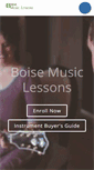 Mobile Screenshot of boisemusiclessons.com